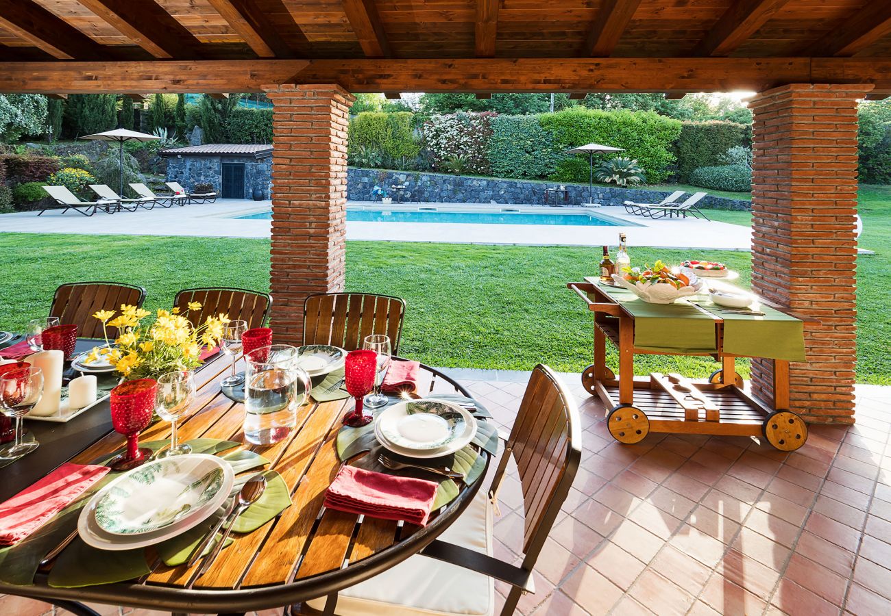 Villa in Viagrande - Luxury villa with pool and gym near Etna, Sicily