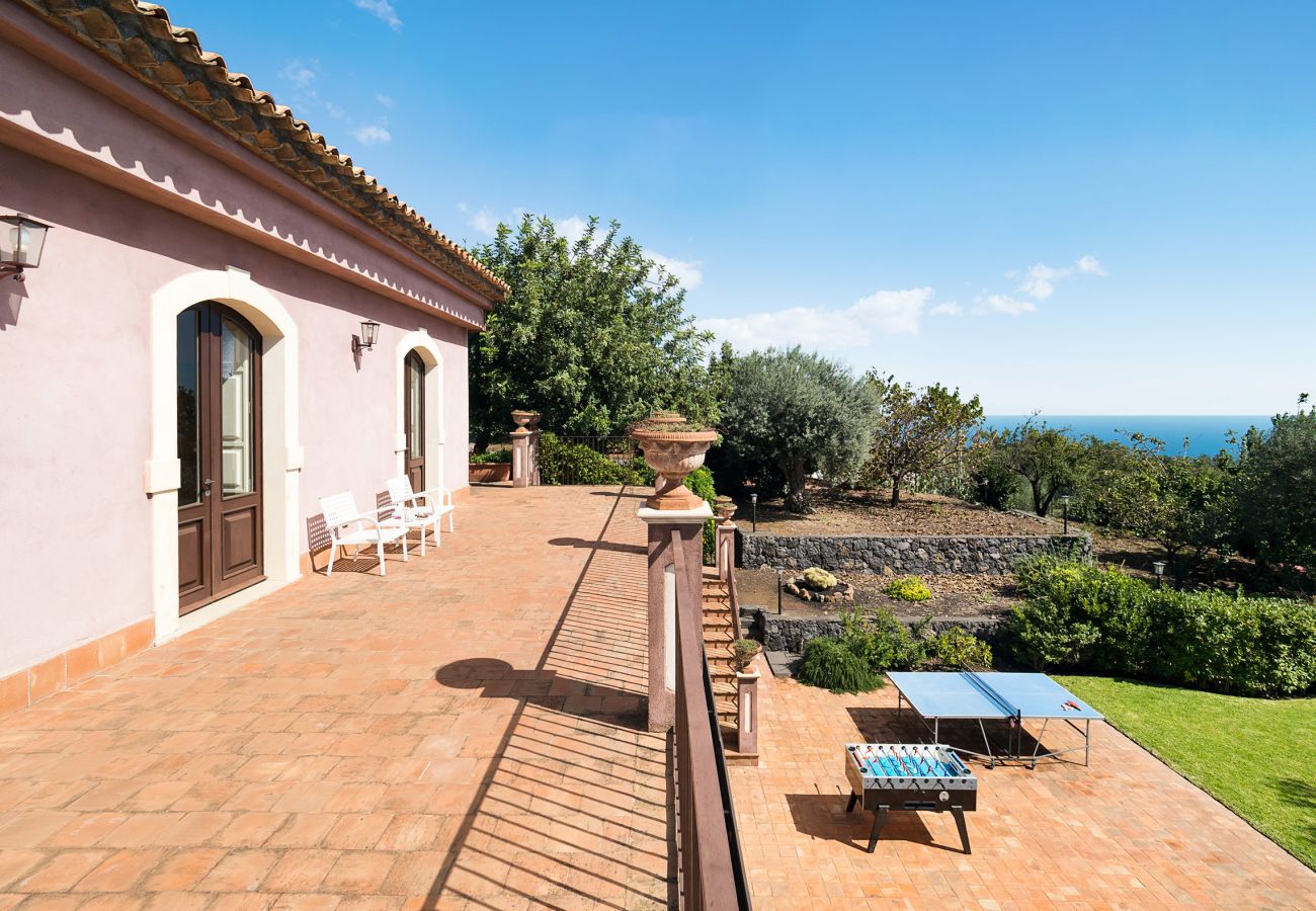 Villa in Milo - Villa with pool and sea views near Etna, Sicily