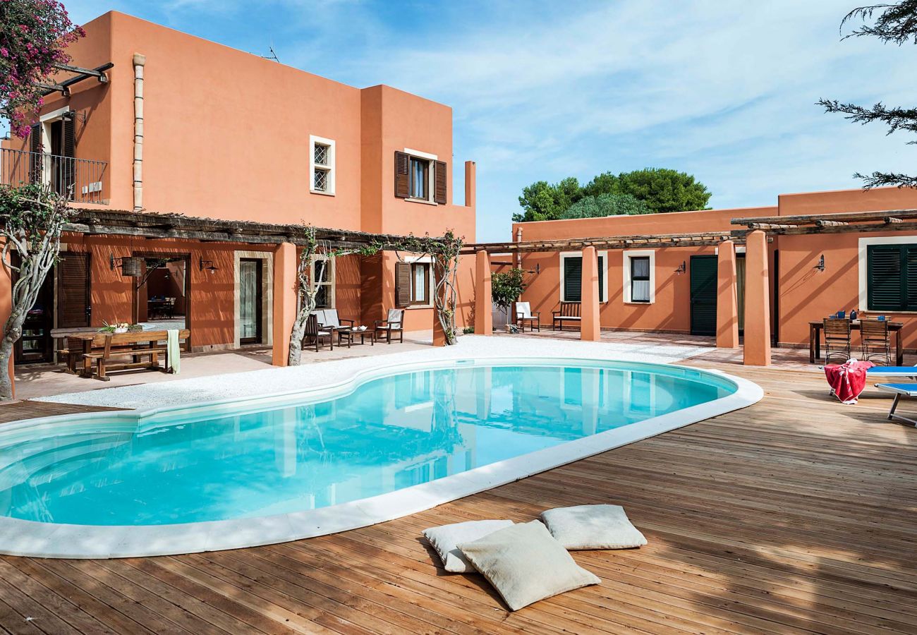 Villa in Marsala - Nice villa with pool, 1 km from sea, Marsala, Sicily - 10 pax