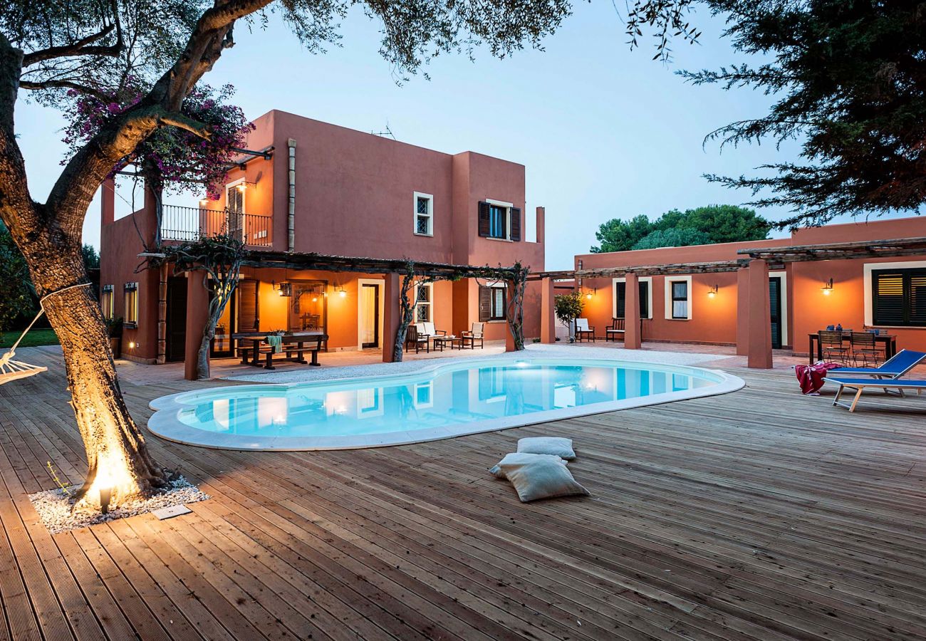 Villa in Marsala - Nice villa with pool, 1 km from sea, Marsala, Sicily - 10 pax