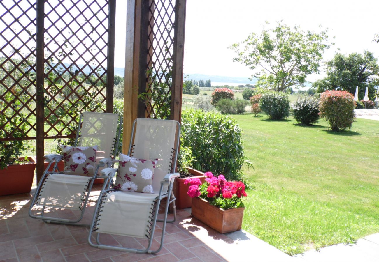 House in Bolsena - Olivella - House with view on the lake and Pool 