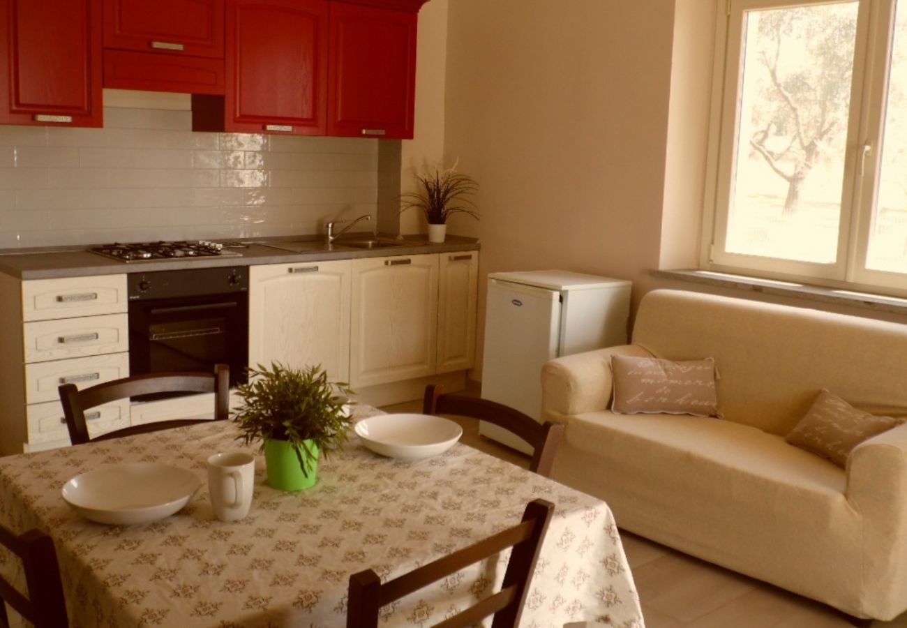 kitchen in the holiday apartment in Bolsena