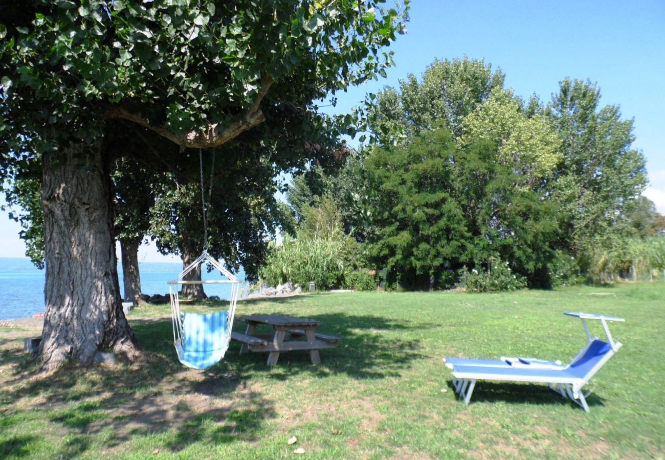 beach at Lake Bolsena in Central Italy