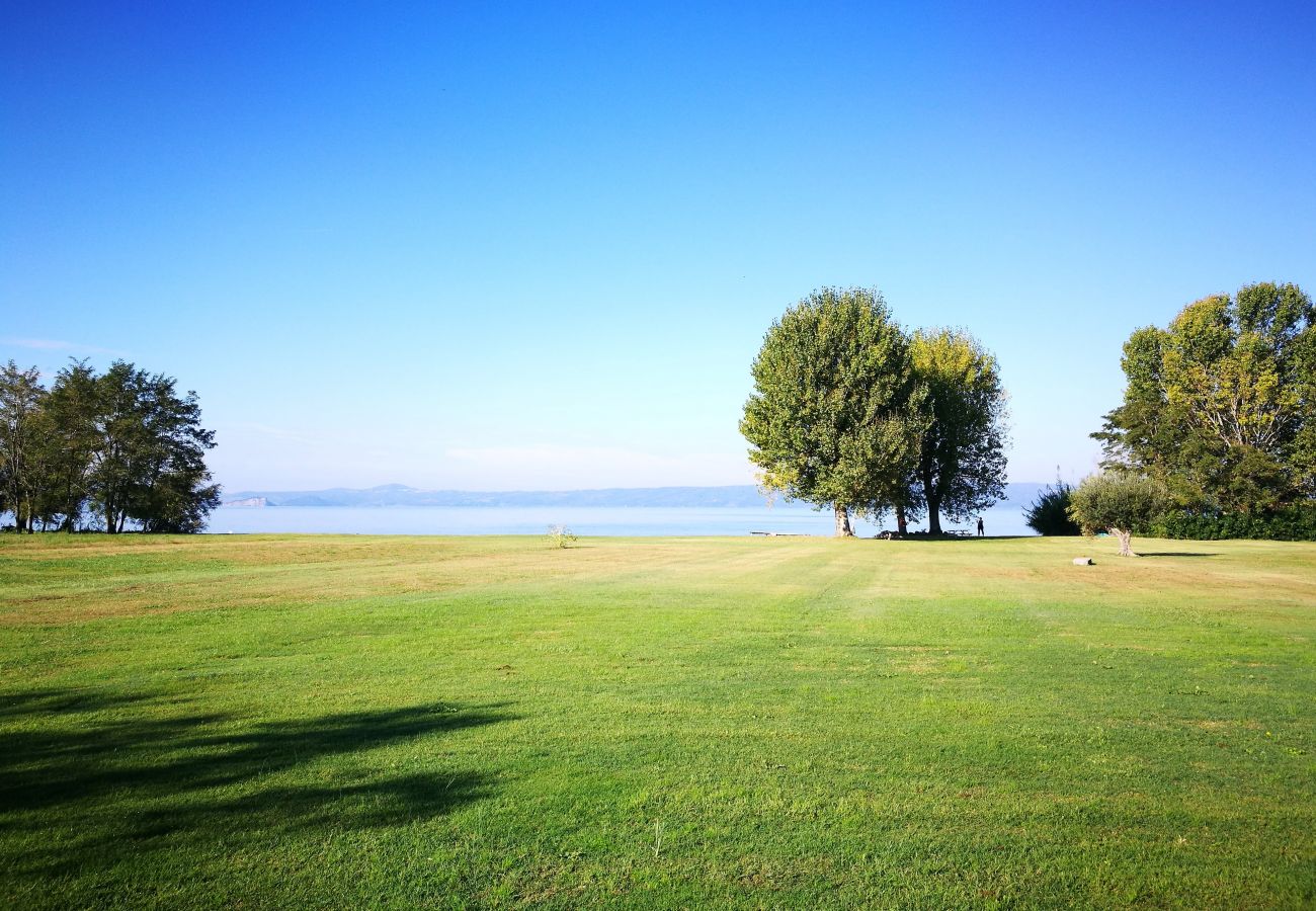 panoramic view of an Italian lake - Bolsena