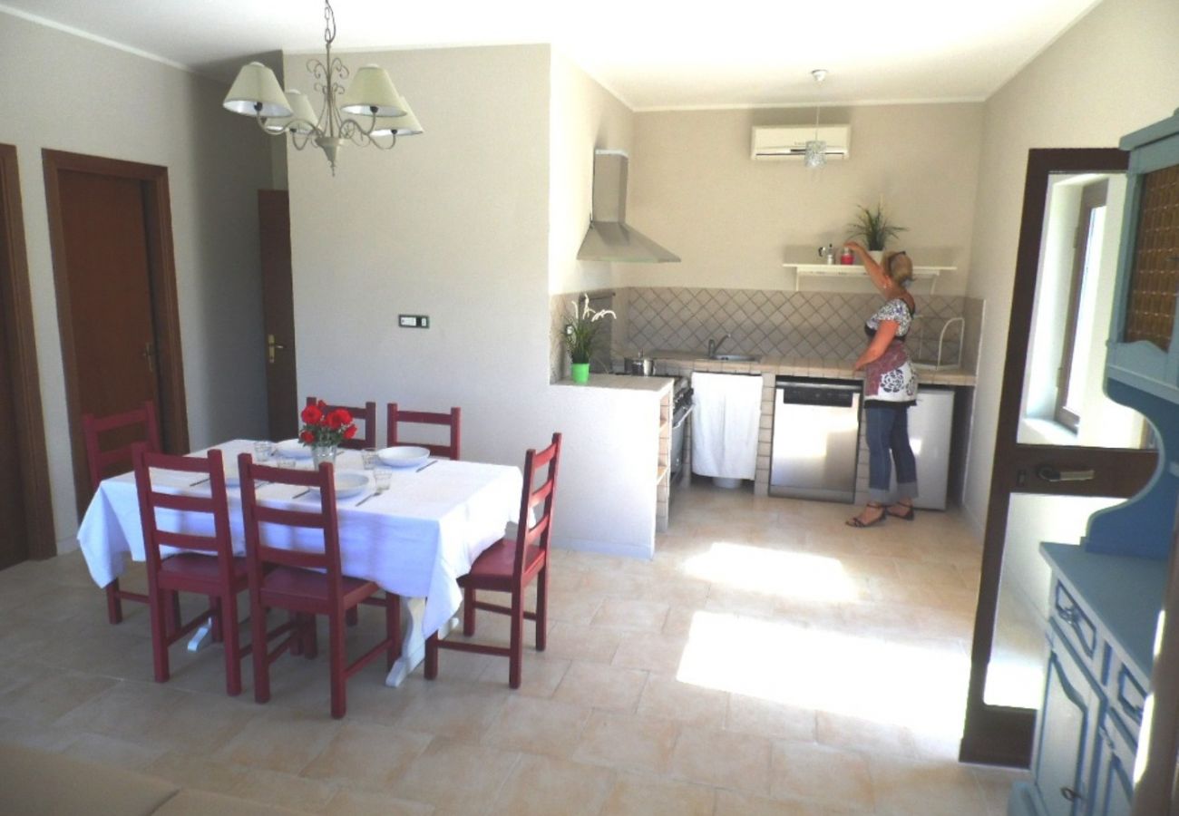 kitchen in the holiday home Tinia on Lake Bolsena