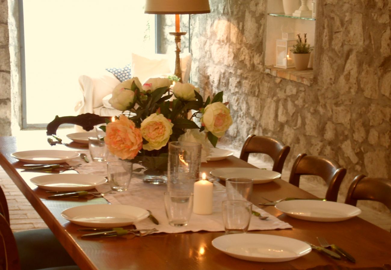 dining room in the country house by Lake Bolsena