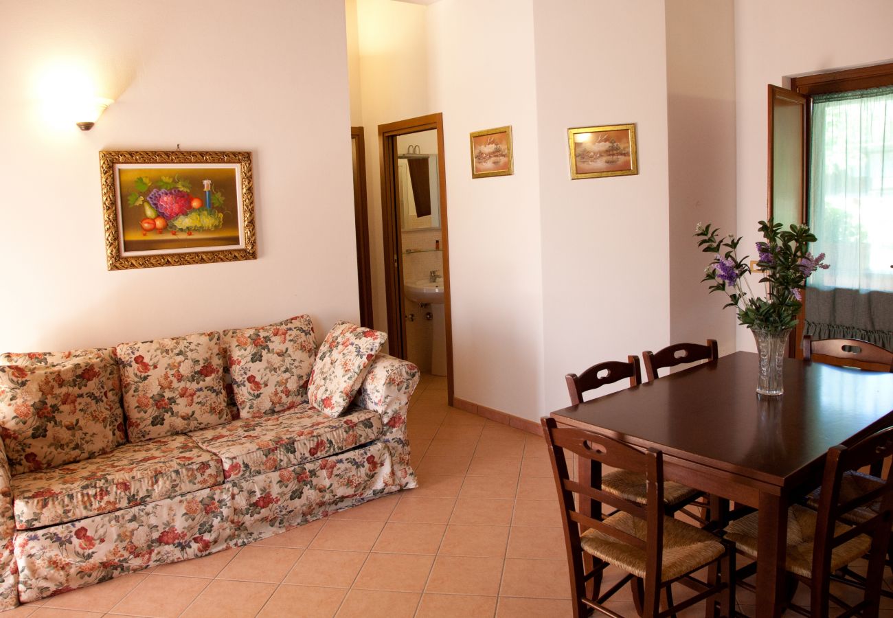 living room in the holiday apartment in Bolsena