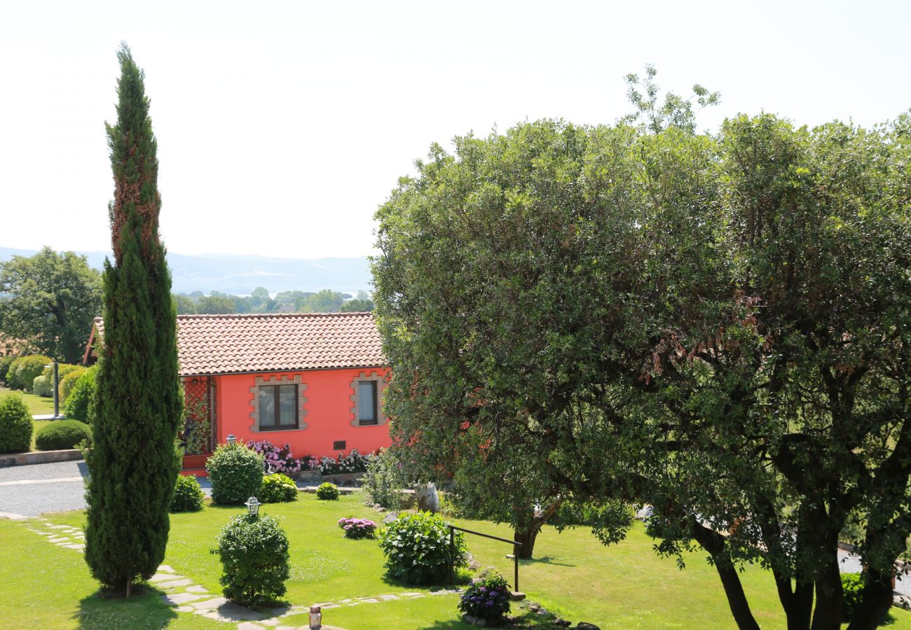 House in Bolsena - Casa Fenile - Holiday house with view on the Pool and beach