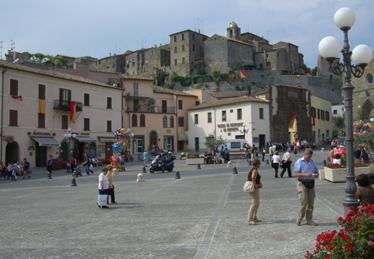 House in Bolsena - Casa Fenile - Holiday house with view on the Pool and beach