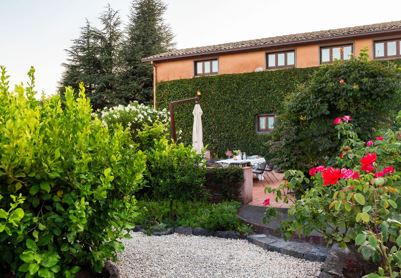 Villa in Pedara - Old country property with pool situated on the slopes of Mount Etna, Sicily.