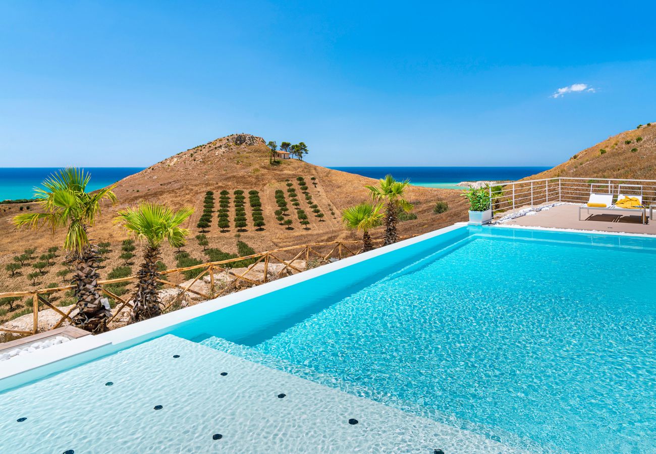 Villa in Montallegro - Luxury villa with pool, sea view, Bovo Marina, Sicily