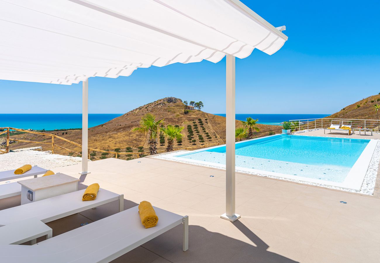 Villa in Montallegro - Luxury villa with pool, sea view, Bovo Marina, Sicily