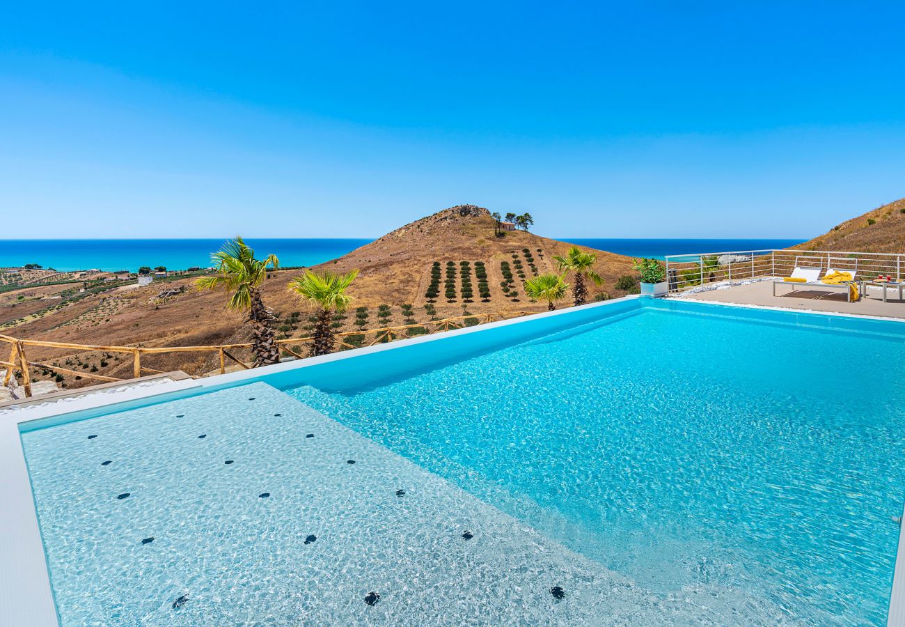 Villa in Montallegro - Luxury villa with pool, sea view, Bovo Marina, Sicily