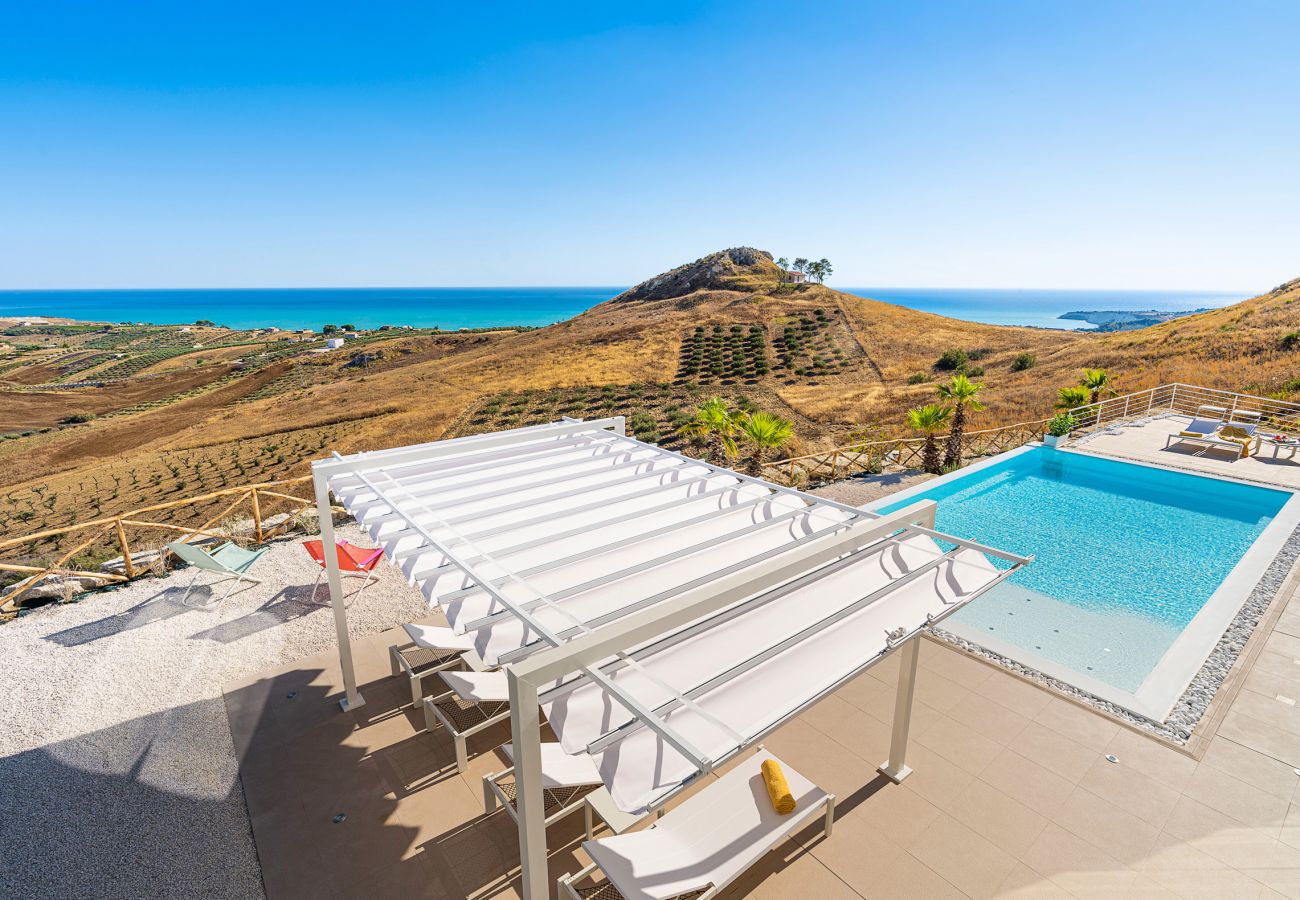 Villa in Montallegro - Luxury villa with pool, sea view, Bovo Marina, Sicily