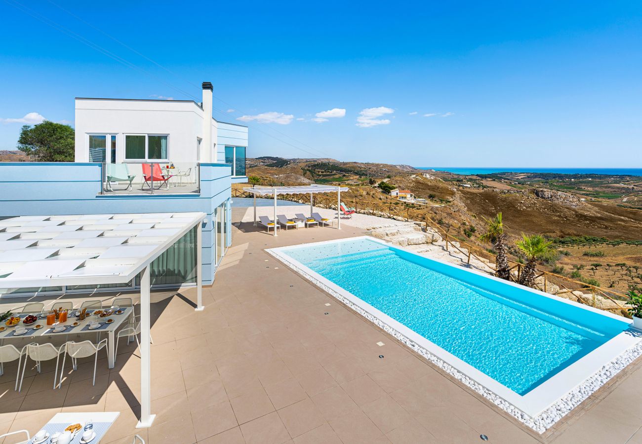 Villa in Montallegro - Luxury villa with pool, sea view, Bovo Marina, Sicily