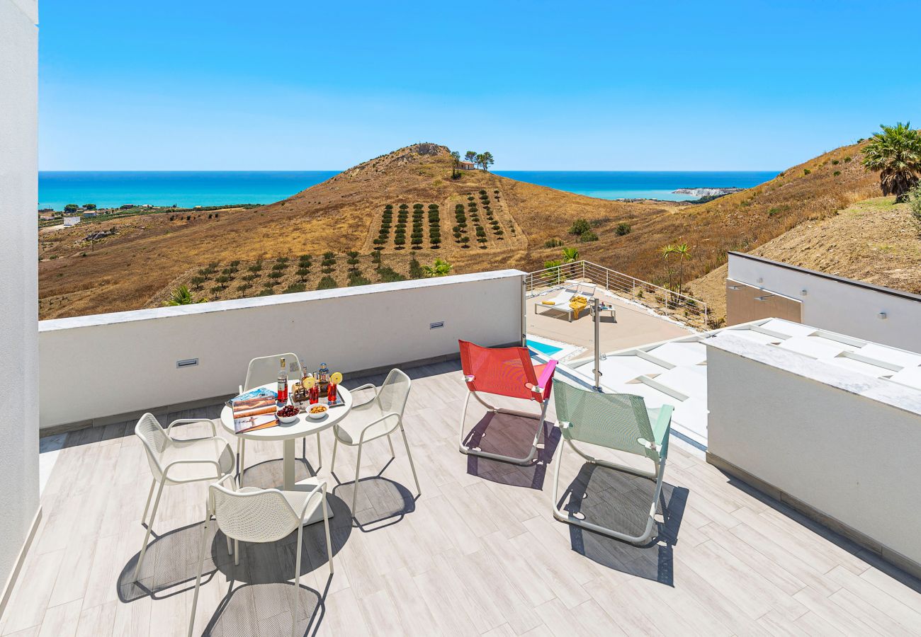 Villa in Montallegro - Luxury villa with pool, sea view, Bovo Marina, Sicily