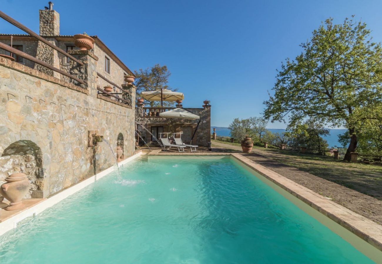 Apartment in Bolsena - Il Casale del Sughereto - Apartment in dream villa with pool