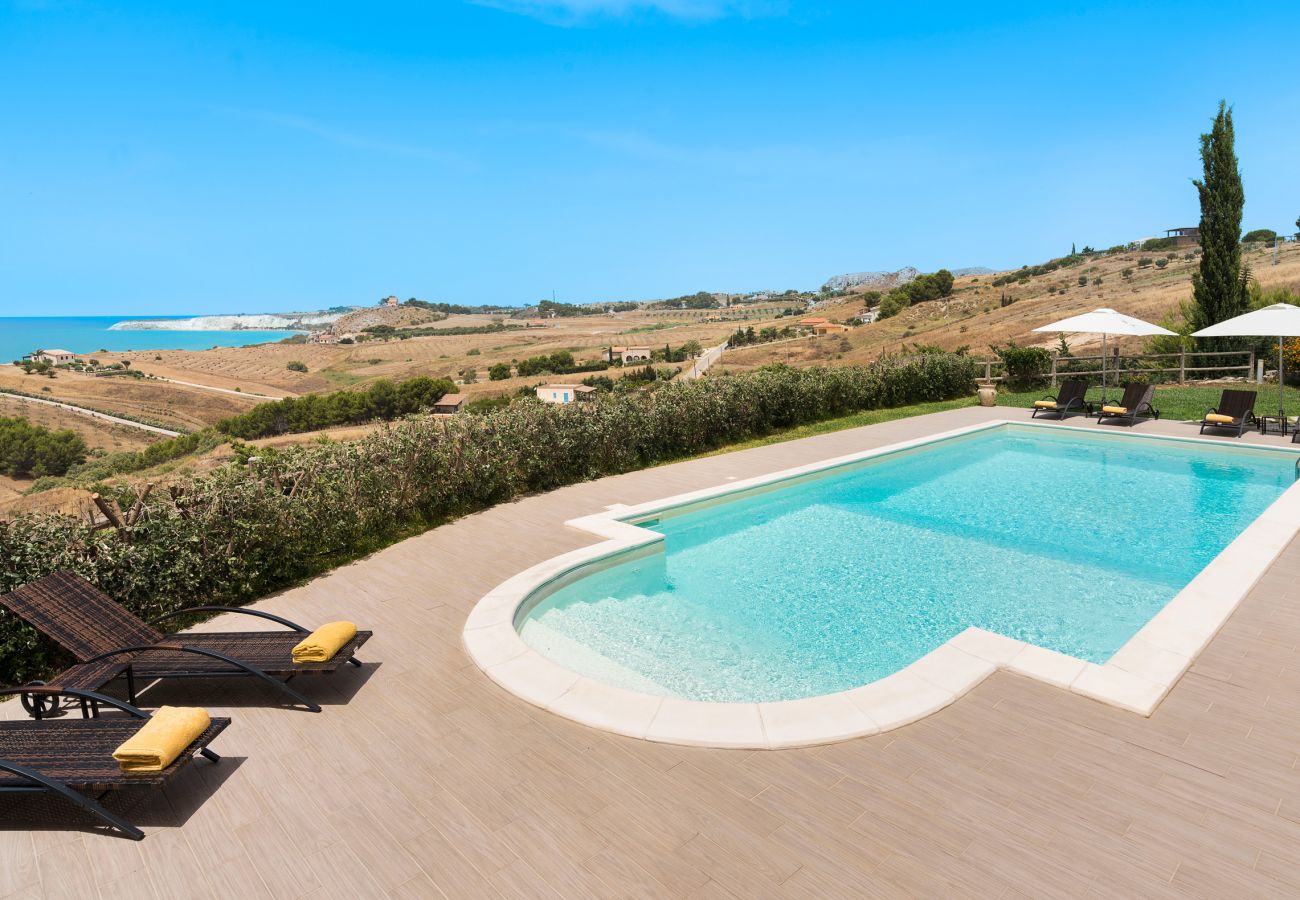 Villa in Montallegro - Pool villa close to a beautiful sandy beach, Bovo Marina, Sicily